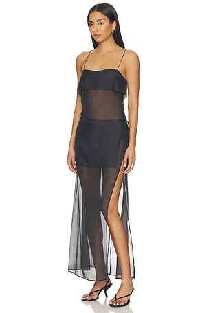 EAVES Athina Maxi Dress in Black