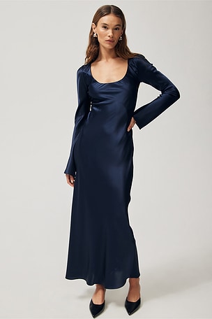 Gilad Silk Maxi Dress EAVES