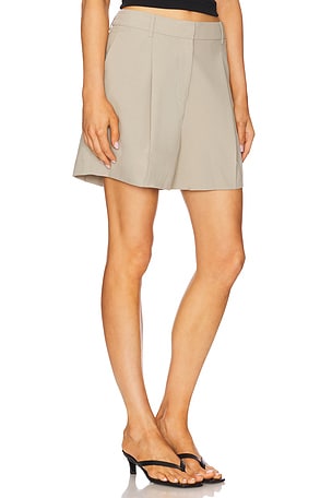 EAVES Siya Short in Khaki in Green