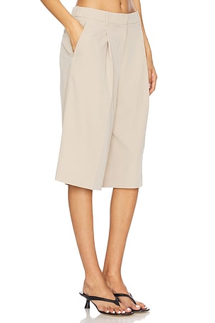 EAVES Tala Bermuda Short in Beige