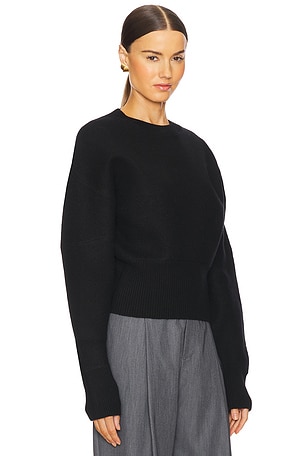 EAVES Arlet Crewneck Sweater in Black