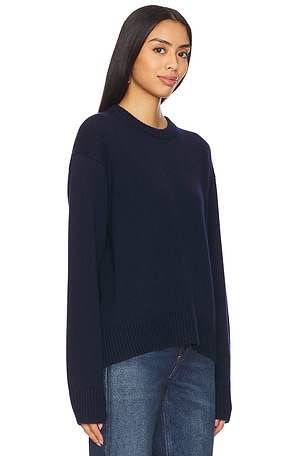 EAVES Lanie Wool Cashmere Sweater in Navy
