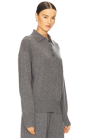 EAVES Hansen Wool Cashmere Sweater in Grey