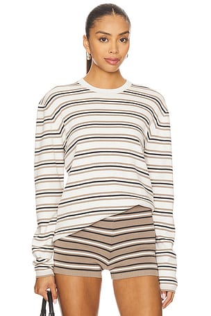 Cydnee Striped Oversized Sweater EAVES