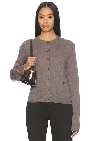 EAVES Kaie Convertible Cardigan in Grey