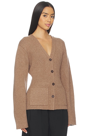 EAVES x Coco Sophie Structured Cardigan in Brown