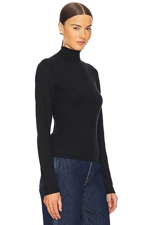 EAVES Maxine Turtleneck Sweater in Black