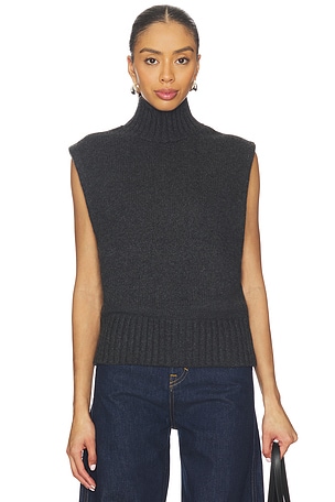 Lynnda Knit Mock Neck Shell EAVES
