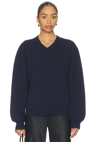 Zooey Double Faced V-neck Sweater EAVES