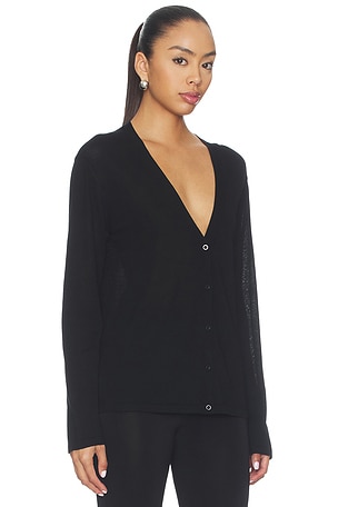 EAVES Finch Cardigan in Black. Size XXS. Also