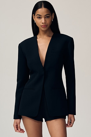 Unne Polished Crepe Blazer