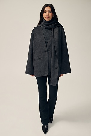 Ragni Wool Scarf Jacket