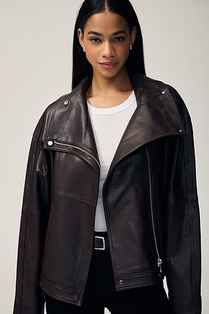 Mildri Leather Jacket EAVES