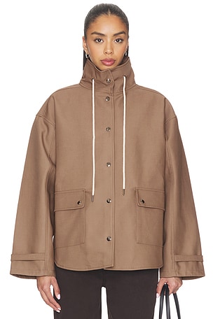 EAVES x Jasmine Tookes Cara Jacket in Brown