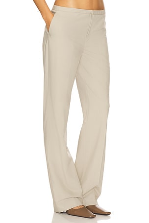 EAVES Colby Low Rise Trouser in Beige