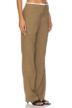 EAVES Lyla Decon Trouser in Olive
