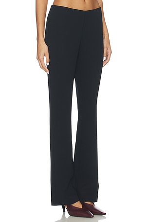 EAVES x Coco Auda Polished Crepe Pant in Black