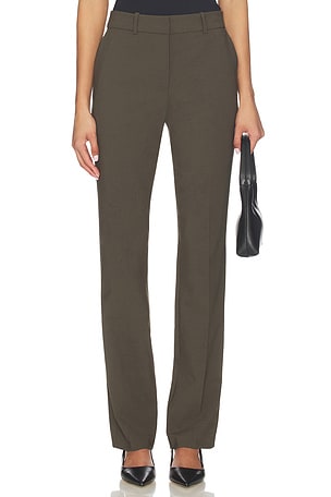 EAVES Ragni Straight Trouser in Olive