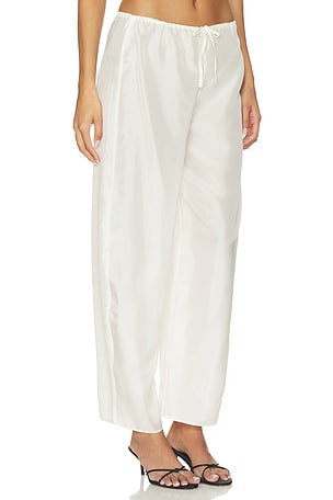EAVES PANTALON FLEUR en Ivoire
