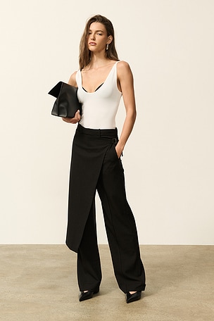Silje Classic Suiting Apron Trouser EAVES