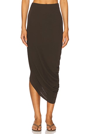 Lian Twist Midi Skirt EAVES