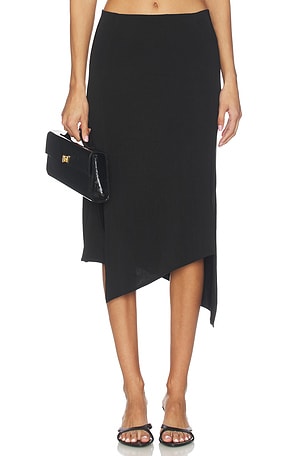 Ira Asym Midi Skirt EAVES