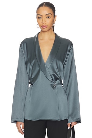 Sigrun Slouch Waist Robe Top EAVES