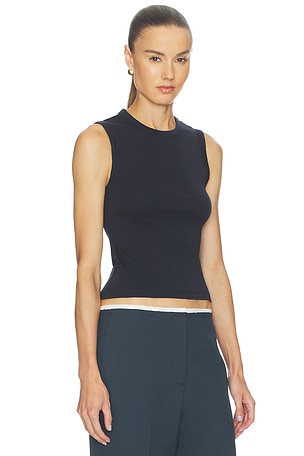 EAVES Bonnie Muscle Tank in Black