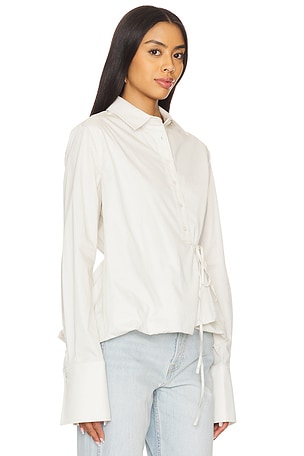EAVES Bibas Shirt in White