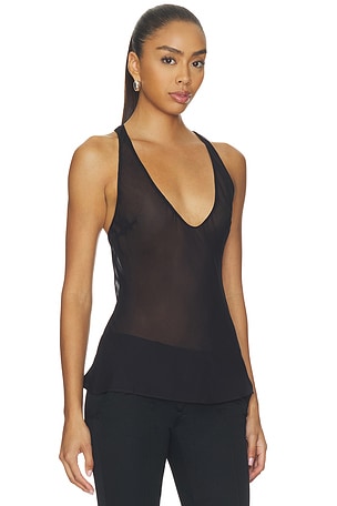 EAVES Vivian Top in Black