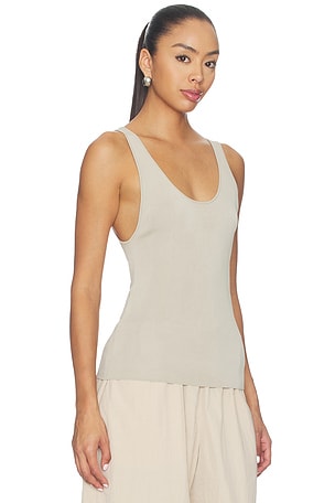 EAVES Auden Knit Tank in Taupe
