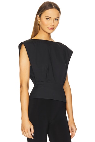 EAVES Lana Top in Black