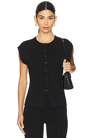 Janith Sleeveless Cardigan EAVES