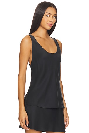 EAVES x Coco Nico Silk Tank in Black