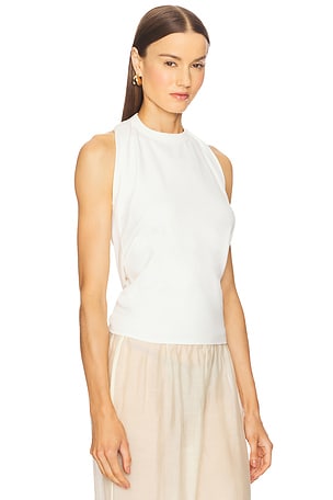 EAVES Ander Halter Tee in White