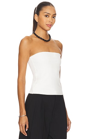 EAVES Bo Tube Top in White