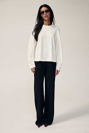 Lene Easy Long Sleeve Tee EAVES