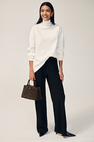 Lene Tie Neck Tee EAVES