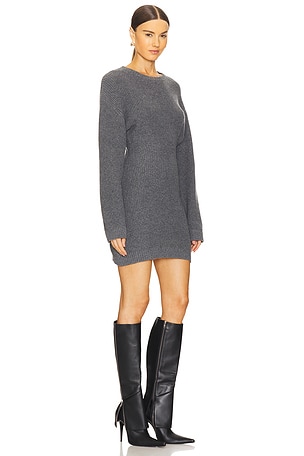 EB Denim Mercer Knit Mini Dress in Grey