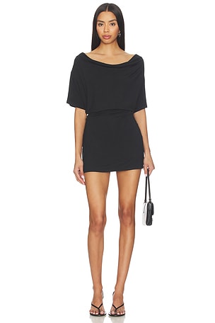 Madeo Cowl Neck Dress EB Denim