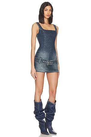 EB Denim Firefly Dress in Denim-Medium