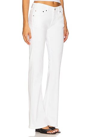 EB Denim Maria Mid Rise Bootcut in White