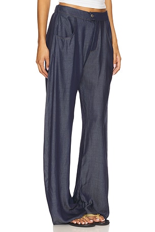 EB Denim Eddie Bowed Pant in Blue