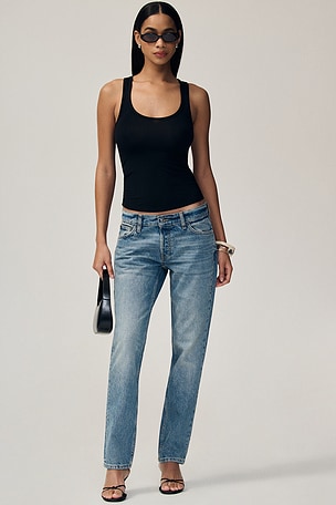 Low Rise Straight EB Denim