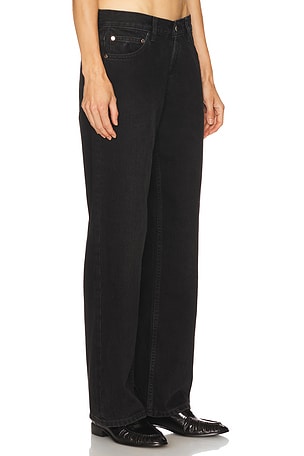 EB Denim Low Rise Baggy in Black. Size 28. Also