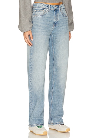 EB Denim Alida Loose Bowed Jean in Blue