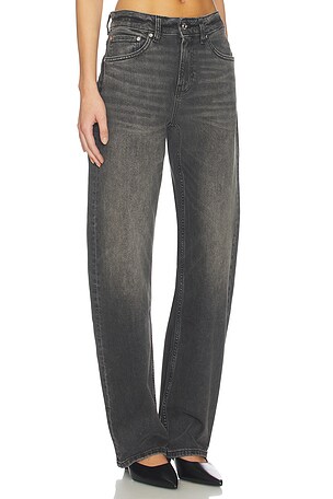 EB Denim Alida Loose Bowed in Grey. Size 29. Also