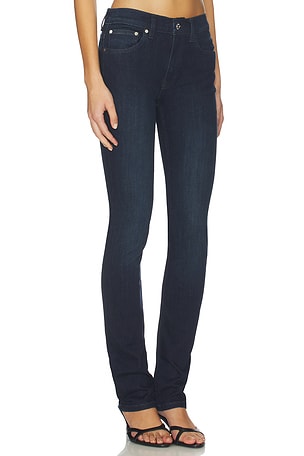 EB Denim Moss Mid Rise Skinny in Blue