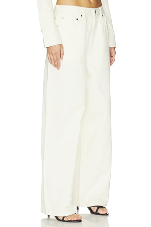 Eb denim brea relaxed baggy jeans en color blanco