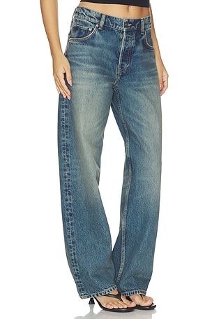 Eb denim mid rise baggy jean en color azul